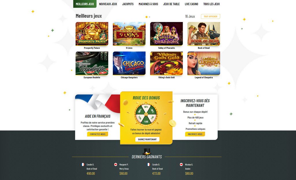 Sitio web oficial de MaChance Casino