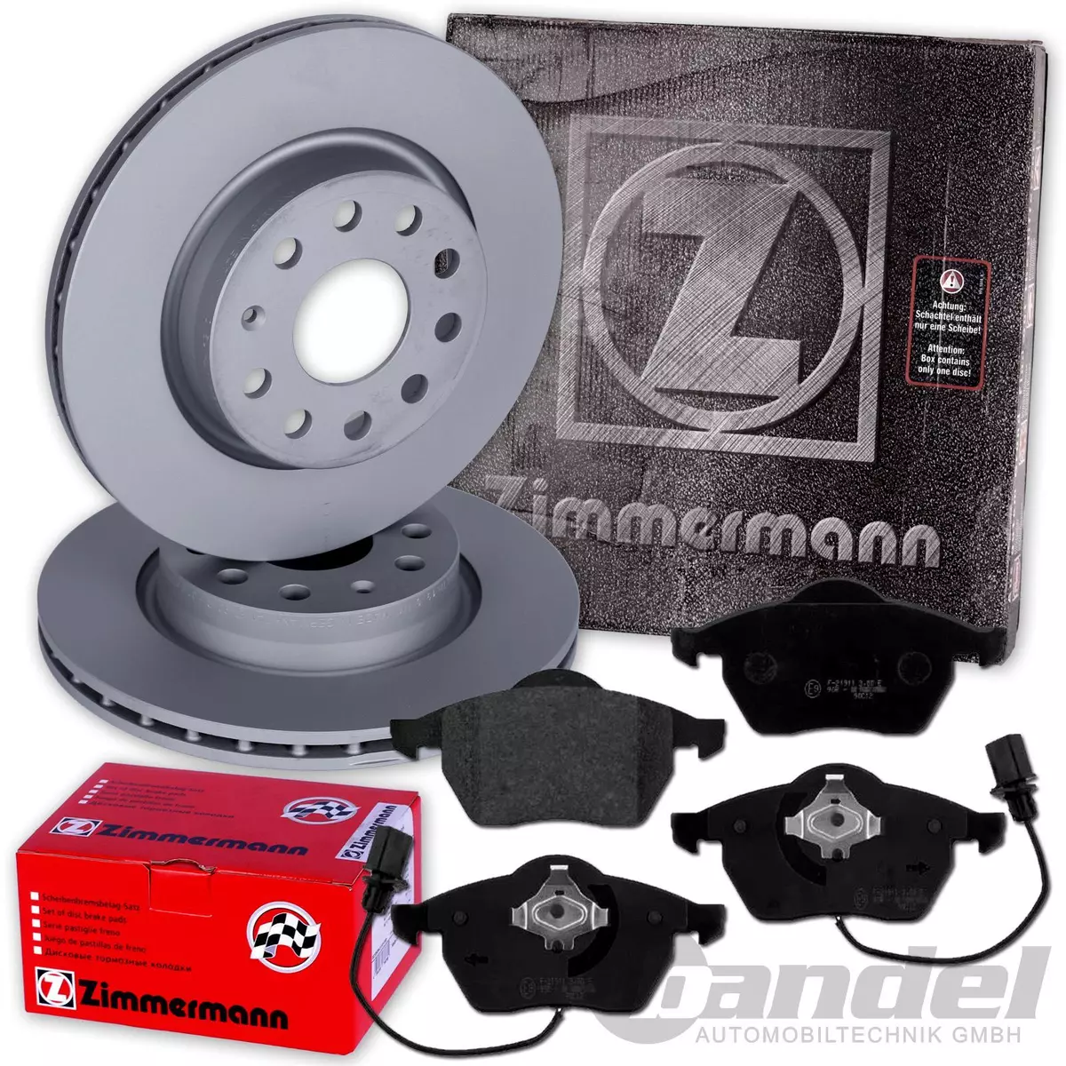 Гальмівні диски та колодки Zimmermann для SUBARU FORESTER (SH_) 2.5 AWD