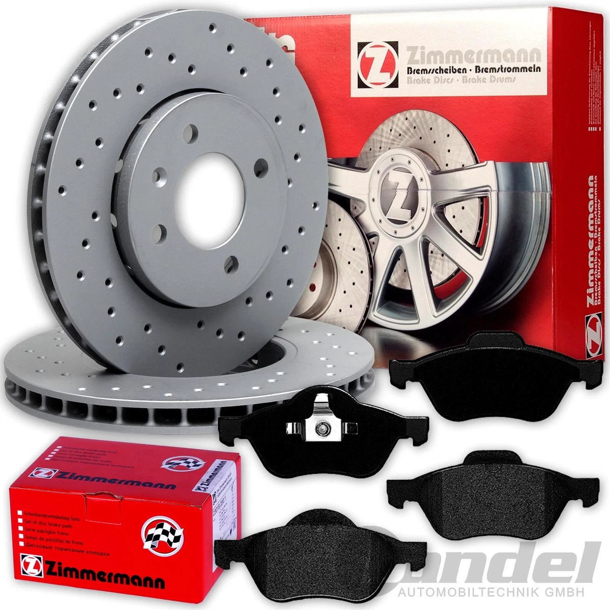 Гальмівні колодки та диски Zimmermann для Ford Galaxy (WA6) – безпека та якість Гальмівні колодки та диски Zimmermann для Ford Galaxy (WA6) – безпека та якість