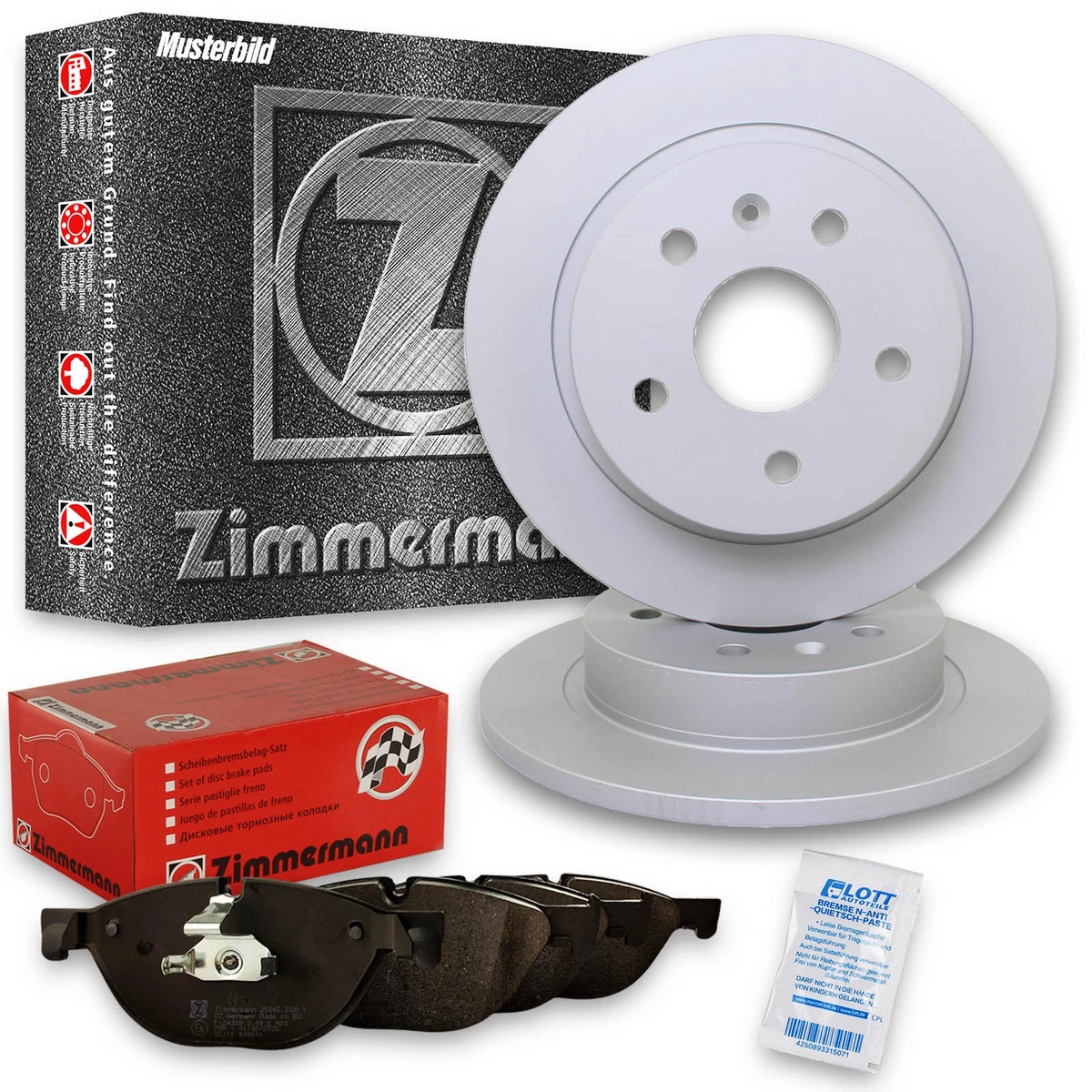 Гальмівні колодки та диски Zimmermann для Ford Galaxy (WA6) – безпека та якість Гальмівні колодки та диски Zimmermann для Ford Galaxy (WA6) – безпека та якість