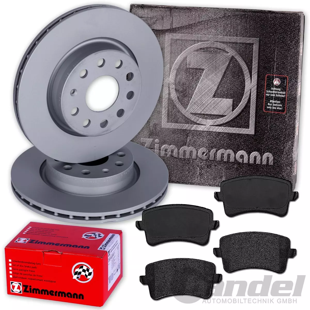 Гальмівні диски та колодки Zimmermann для SUBARU FORESTER (SH_) 2.5 AWD