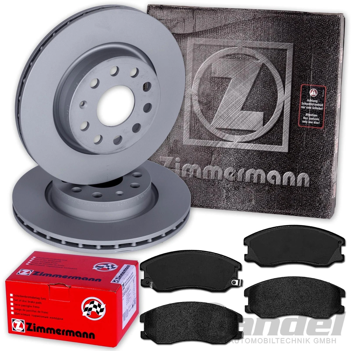 Гальмівні колодки та диски Zimmermann для MERCEDES-BENZ V-CLASS: Надійність і безпека