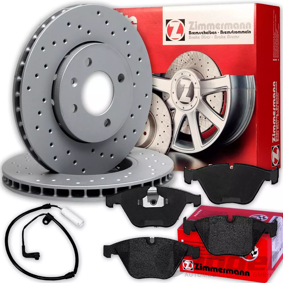 Гальмівні диски та колодки Zimmermann для BMW 5 Touring (E61) - Надійність та Безпека