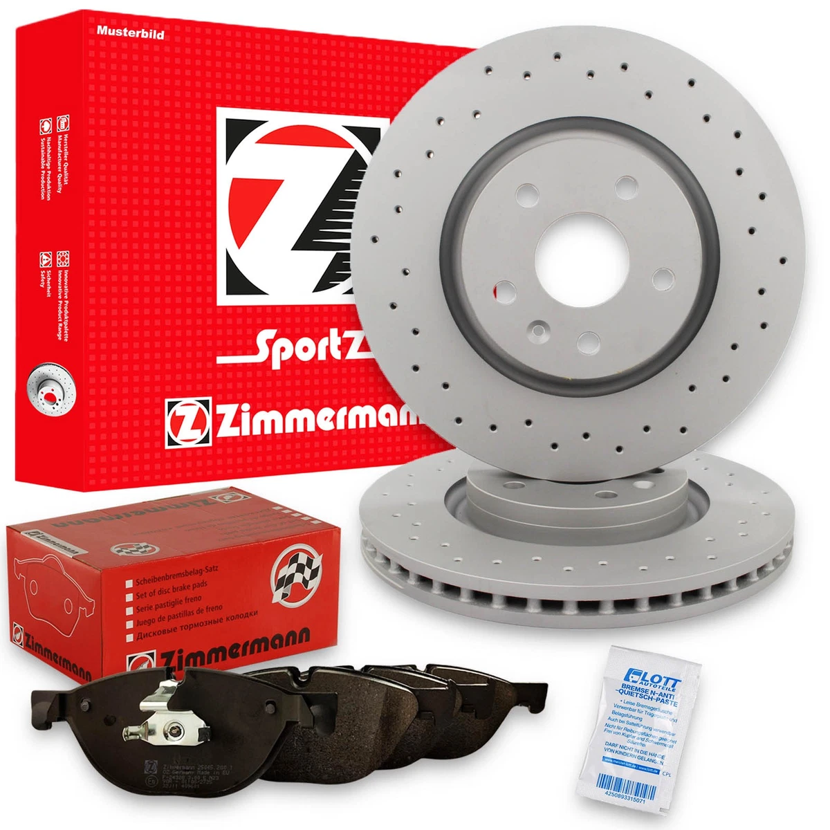 Авто-запчастини Zimmermann для VW TOURAN (1T3) 1.4 TSI EcoFu