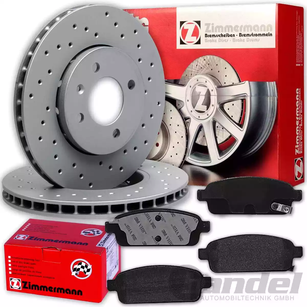 Otto-Zimmermann гальмівні диски та колодки для VW PASSAT Var